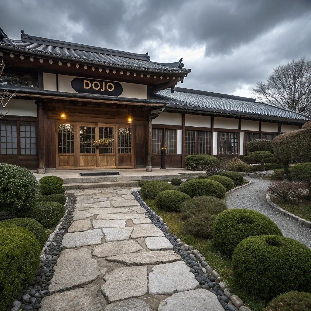 Exterior view of the dojo