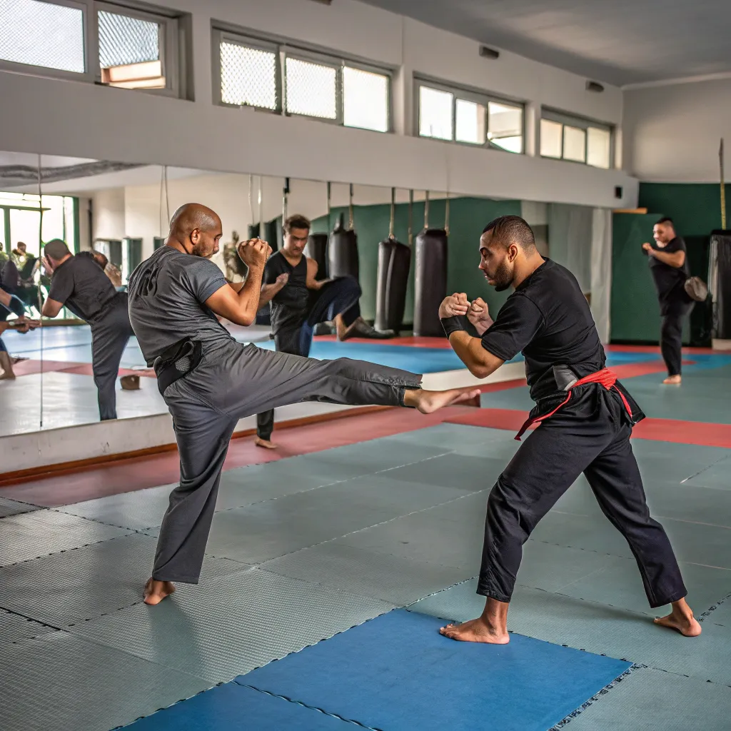 Martial Arts training session